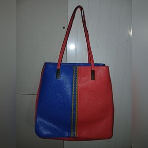 KATE LANDRY Colorful Tote Bag Purse